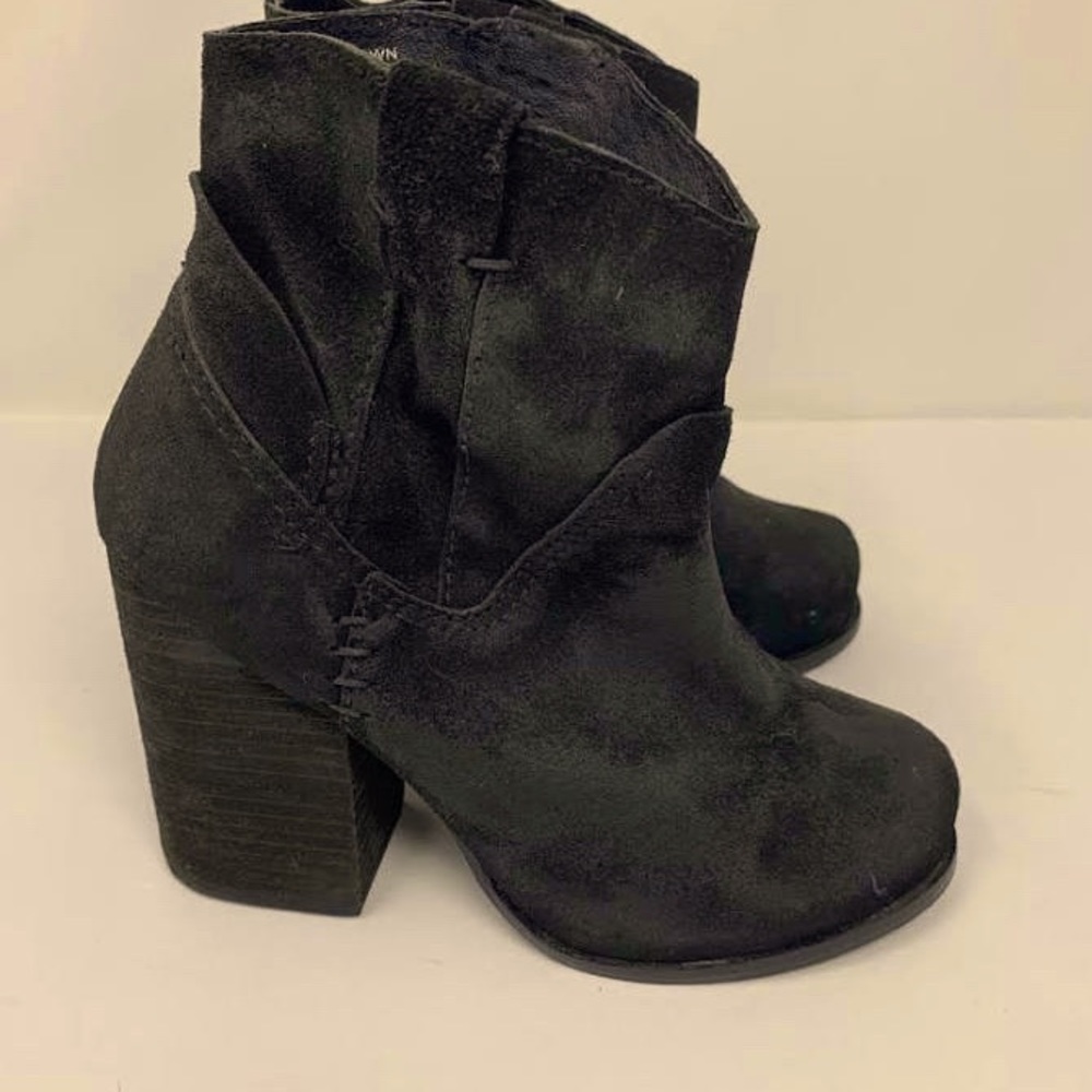 Jeffrey Campbell Showdown Chunky Heel Booties